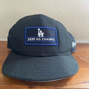 Los Angeles Dodgers World Series Champions trucker hat